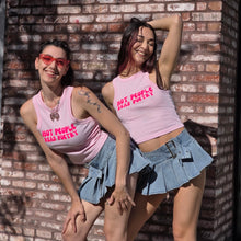 Load image into Gallery viewer, Pink Crop Tank
